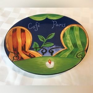2010 Vintage Salad Plate Cafe Paris By Sango
Colorful Ceramic